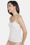Zivame Girls Knit Cotton Camisole - Snow White — thumbnail 2